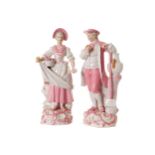 PAIR OF LATE NINETEENTH-CENTURY CONTINENTAL FIGURINES Worldwide shipping available. Contact