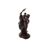 AFTER CLODIAN Group of nymphs holding a cherub. Nineteenth-century bronze. 46 cm. high Worldwide