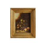 OLIVER CLARE Still life of fruit Signed oil on canvas 43 x 33 cm. Worldwide shipping available.