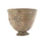 SEVENTEETH-CENTURY PERSIAN BRONZE CUP 5 cm. high Worldwide shipping available. Contact shipping@