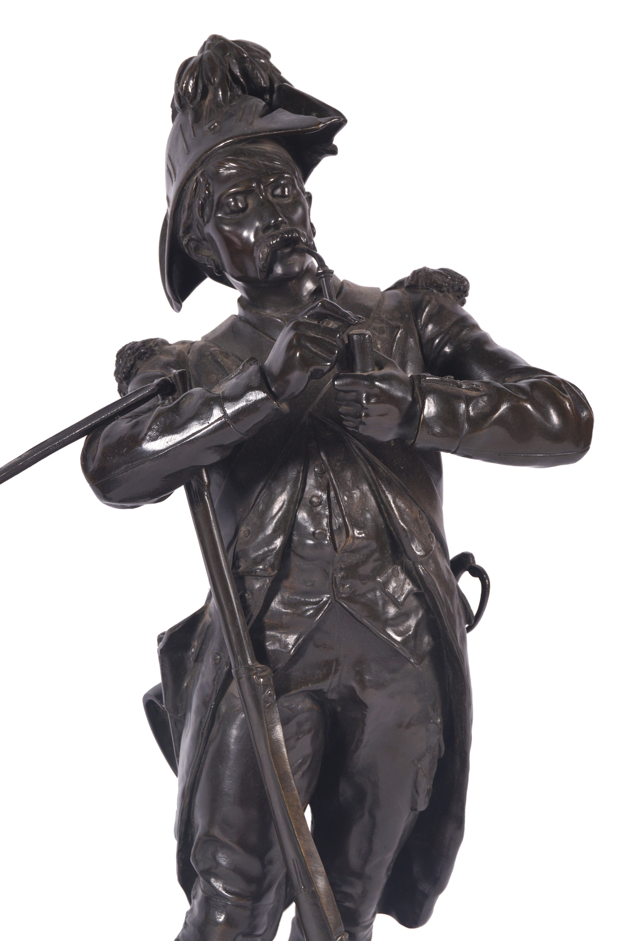 ETIENNE-HENRI DUMAIGE (FRENCH, 1830-1888) Après le Combat et Avant le Combat, Grenadier de 1792. - Image 2 of 3