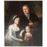 JOHANN BAPTIST HOECHLE (SWISS, 1754-1832) Swiss family group portrait Oil on canvas See photographic