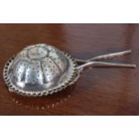 SILVER TEA STRAINER