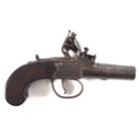 EIGHTEENTH-CENTURY FRENCH FLINTLOCK PISTOL by W. James