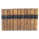 THE POETICAL WORKS OF SIR WALTER SCOTT. 11 volumes. 12mo. contemporary half calf with marbled