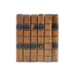 PLUTARCHÕS LIVES. 6 volumes. Mawman, London 1813. Full contemporary tree calf with gilt spine.