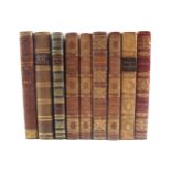THE WORKS OF EDWARD YOUNG. 3 volumes. Rivington, London 1813. Full contemporary calf decorated in
