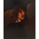 FOLLOWER OF SIR ANTHONY VAN DYCK (FLEMISH, 1599-1641) Portrait of a young man in a black costume Oil