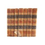 THE WORKS OF WILLIAM PALEY. 7 volumes. Rivington, London 1825. Full contemporary calf. Gilt