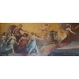 ITALIAN SCHOOL, NINETEENTH-CENTURY After Guido Reni The Triumph of Aurora Oil on canvas 50 x 118