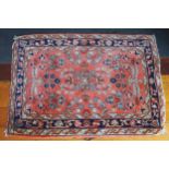 SMALL SOUTHEAST CAUCASIAN RUG 91 x 66 cm.