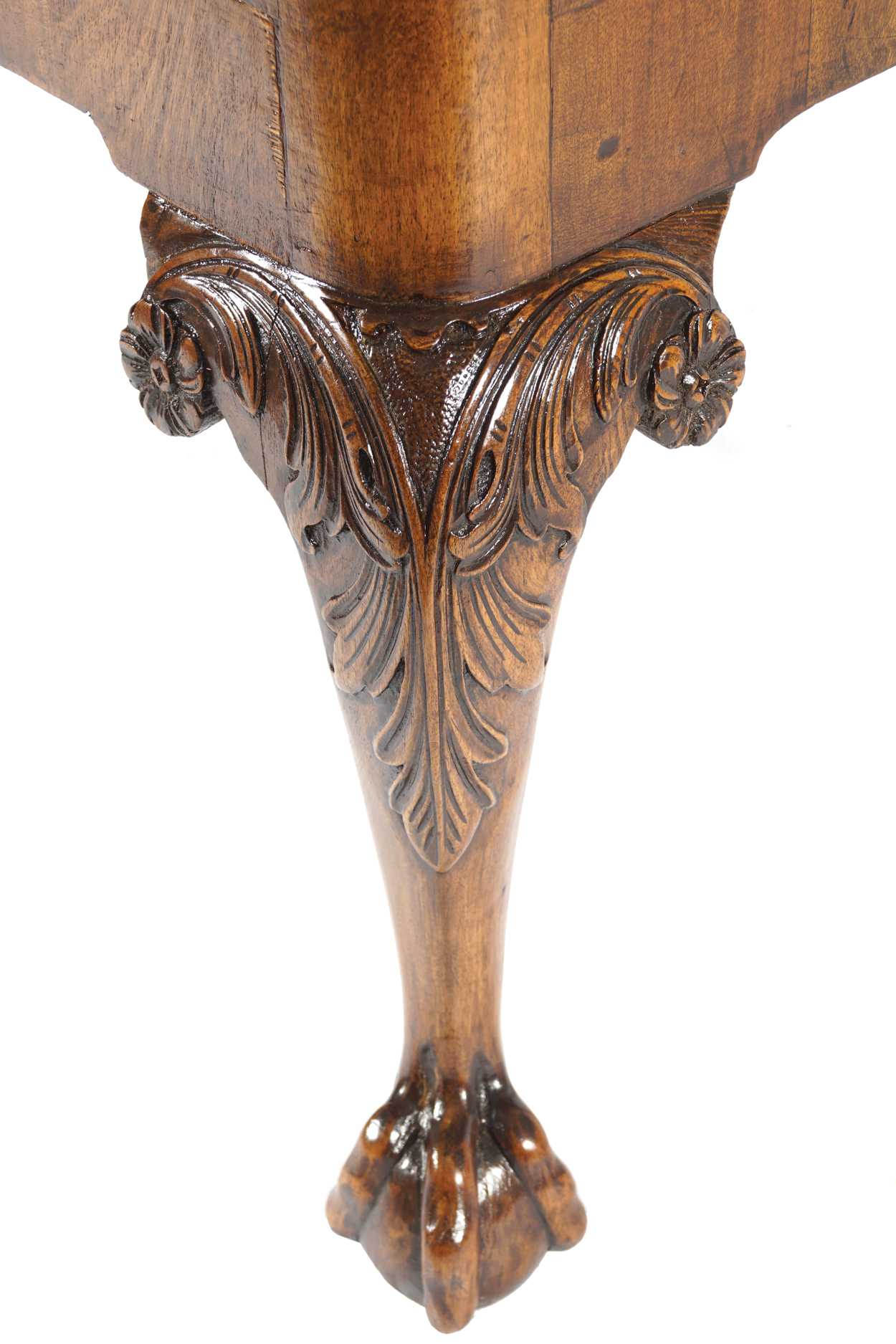 GEORGE III PERIOD MAHOGANY STOOL the rectangular drop in seat above a conforming apron, raised on - Bild 2 aus 2