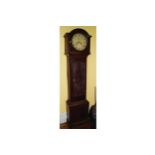 NINETEENTH-CENTURY MAHOGANY LONG CASE CLOCK Maker: Yeats Provenance: Lissadell House, Co. Sligo