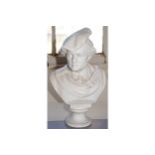 PLASTER BUST OF WAGNER 30 cm. high