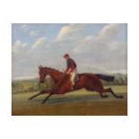 N. W. A. Jockey on horseback Oil on board, dated 1812 Signed with initials 21.5 x 26.5 cm.