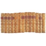 DAVID HUME. THE HISTORY OF ENGLAND. Cadell, London 1790. 13 volumes. Contemporary calf. Gilt