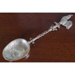 EARLY DUTCH SILVER SPOON 20 cm. long