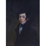 JOSEPH PATRICK HAVERTY, RHA (IRISH, 1794-1864) Lord Edward Fitzgerald Oil on panel Label on