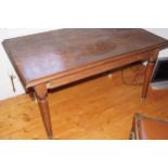 VICTORIAN LIBRARY TABLE 128 cm.wide; 72 cm. deep; 72 cm. high