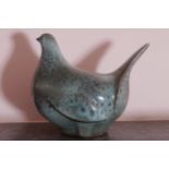 ART POTTERY DOVE 17 cm.high