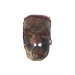 AFRICAN MASK DRUM 34 cm. high