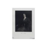 SIR JOHN LAVERY, RA (IRISH, 1856-1941) Print Signed 17 x 14 cm.
