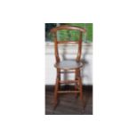 NINETEENTH-CENTURY MUSIC CHAIR 98 cm. high