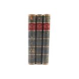 CHARLES GREVILLE. THE GREVILLE MEMOIRS. 3 volumes. Longmans, London 1874. Half calf and marble