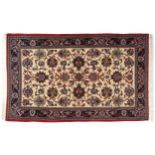 CENTRAL PERSIAN ISFAHAN RUGon ivory ground139 x 230 cm.