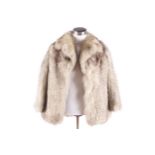 GREY FOX FUR JACKET