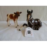 Beswick Ayrshire Calf and Foal (2)