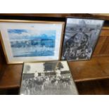 Hunting photographs - Michael Farrin & Hounds & signed print - N Cawthorne (3)