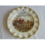 Royal Crown Derby hand painted hunting scene plate No.
