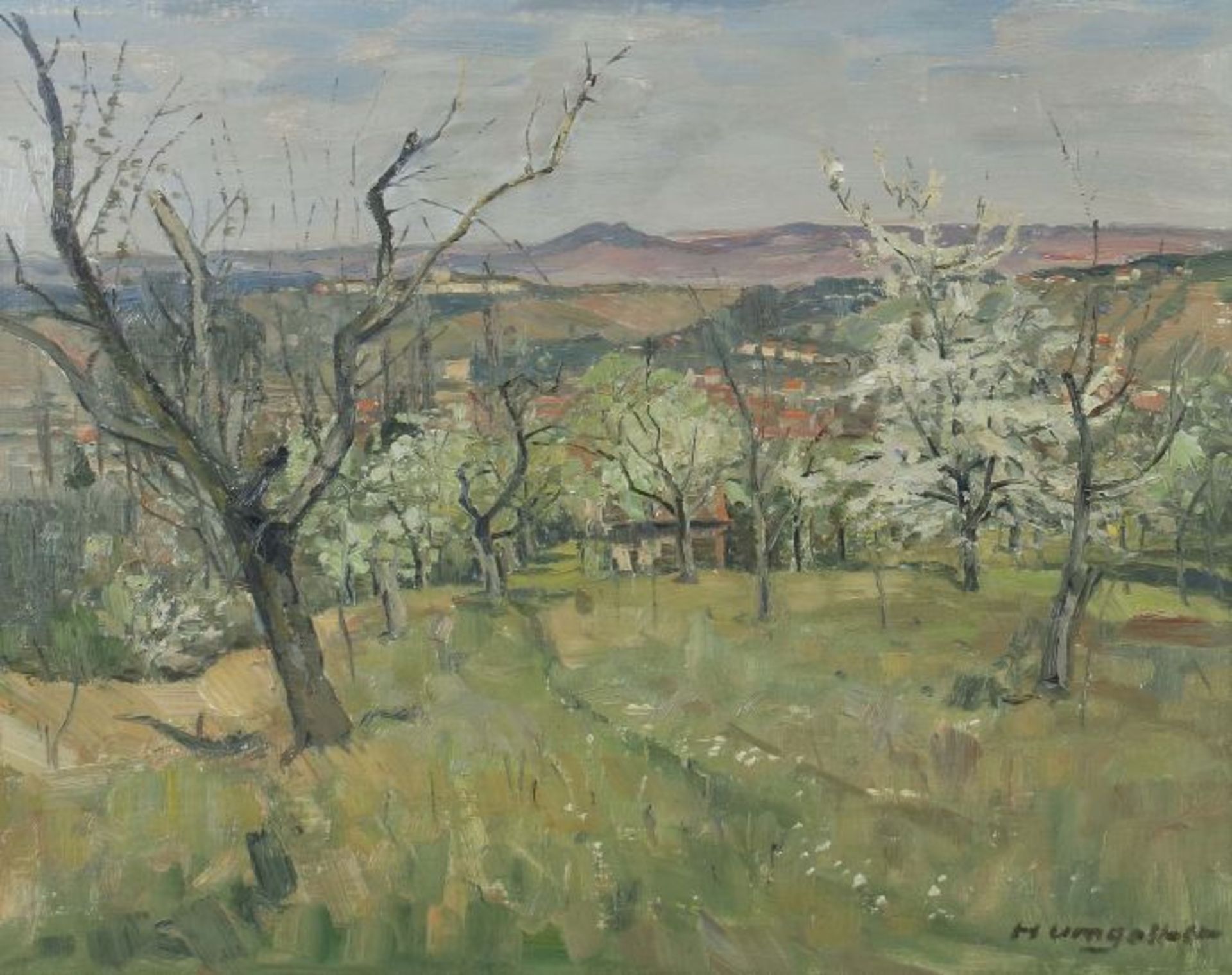 Umgelter, Hermann Stuttgart 1891 - 1962 ebenda, Landschaftsmaler in Stuttgart. "Schwäbische