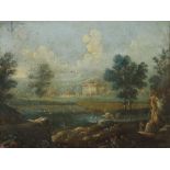 Bemmel, Peter von Nürnberg 1685 - 1754 Regensburg, deutscher Landschaftsmaler. "Landschaft mit See