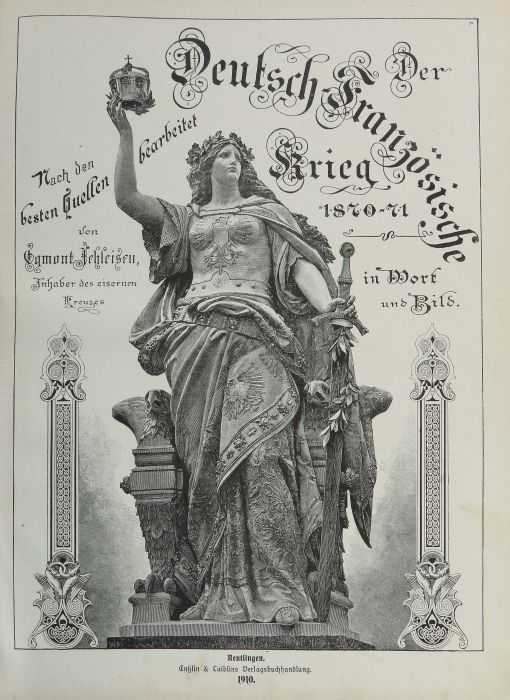 2 Bücher Militaria Illustrierte Geschichte des Krieges vom Jahre 1870 und 1871, Stuttgart, - Image 2 of 6