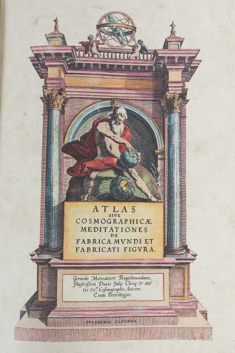 Mercator, Gerhardus Atlas sive cosmographicae meditationes de fabrica mundi et fabricati figura, - Image 2 of 4