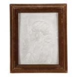 Ezekiel, Moses Jakob 1844 - 1917, amerikan. Bildhauer, lebte in Rom und Cincinatti. "Profilbüste