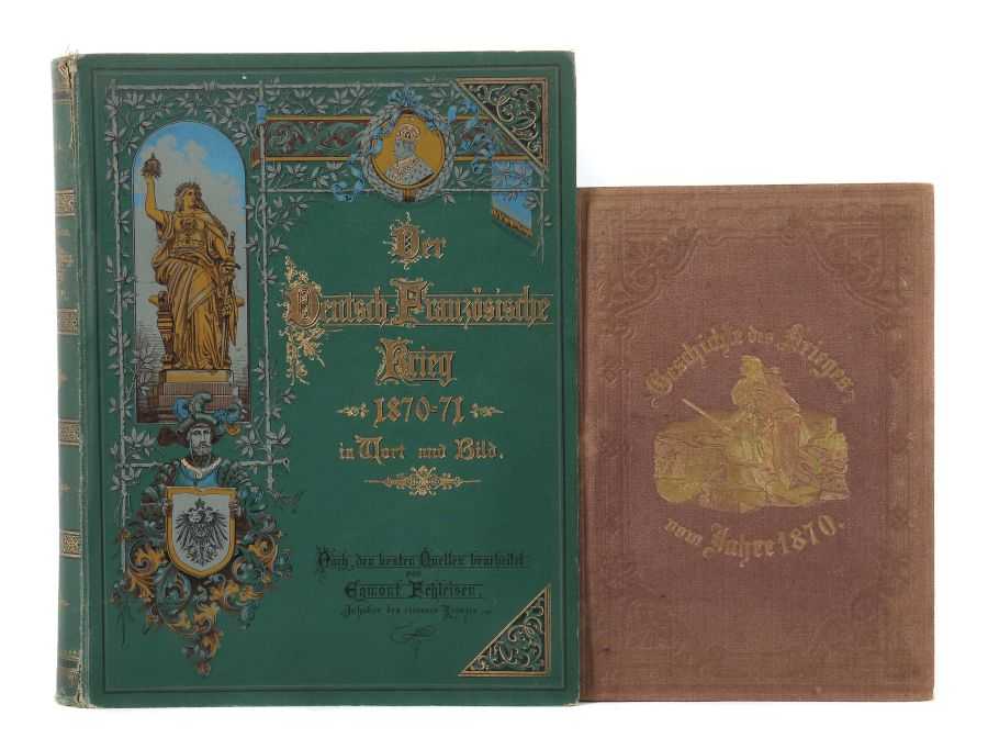 2 Bücher Militaria Illustrierte Geschichte des Krieges vom Jahre 1870 und 1871, Stuttgart,