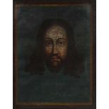 Maler des 18./19. Jh. "Das Wahre Abbild Christi", darunter in Lateinisch bez., unsign., Öl/Leinwand,