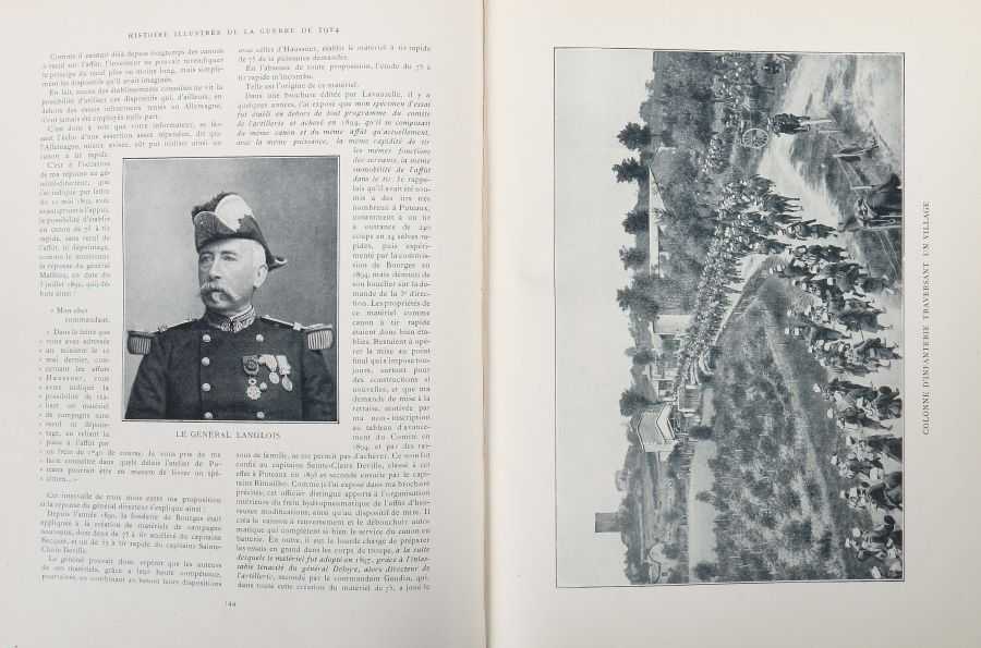 Konvolut Militaria-Bücher Hanotaux, Gabriel, Histoire illustrée de la Guerre de 1914, Paris, - Image 4 of 7