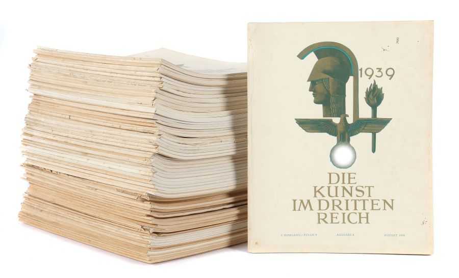 Die Kunst im Dritten/Deutschen Reich München, Zentralverlag Eher, 65 Bde. der Jahrgänge 1938 bis
