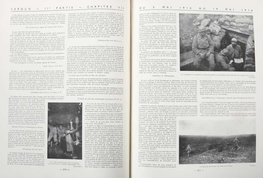 2 Bücher Verdun Bouchor, Lettre Préface du Maréchal Pétain - Lettre Autographe du Commandant Raynal, - Image 7 of 7