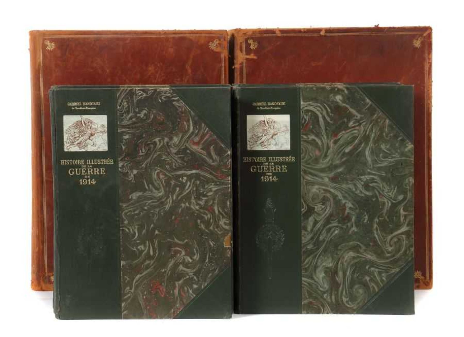 Konvolut Militaria-Bücher Hanotaux, Gabriel, Histoire illustrée de la Guerre de 1914, Paris,
