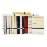 Konvolut Bibliothek Suhrkamp Frankfurt, Suhrkamp, 1957-1988, 17 Bde., u.a. Beckett, Sartre, Bloch,