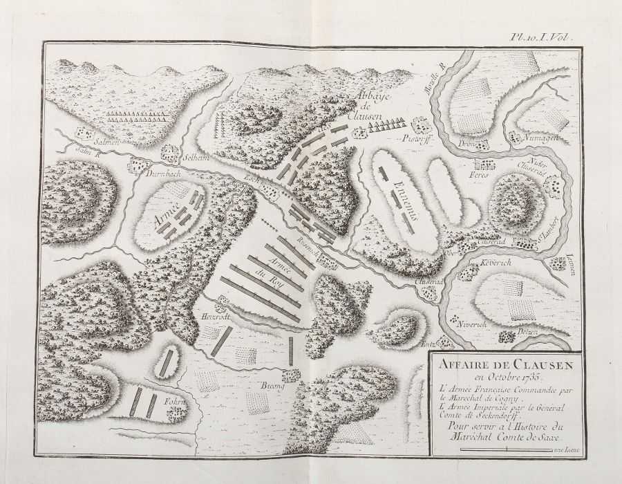 d'Espagnac, M. le Baron Histoire de Maurice Comte de Saxe, du de Courlande et de Sémigalle, Paris, - Image 3 of 5