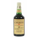 Chequers 1970er Jahre, Blended Scotch Whisky, John McEwan & Co. Ltd., over 12 years, 43% vol., 0,