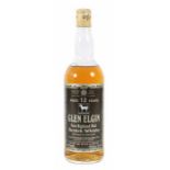 Glen Elgin 1970er Jahre, Pure Highland Malt Scotch Whisky, White Horse Distillers Ltd., aged 12