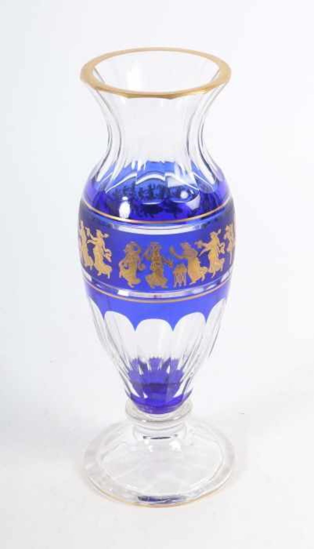 Vase "Danse de Flore" Cristallerie Val Saint Lambert, Belgien, 2. Hälfte 20. Jh., Kristallglas, - Bild 3 aus 4