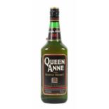 Queen Anne 1970er Jahre, Rare Scotch Whisky, Hill Thomson & Co. Ltd., 43% vol., 0,75 l. Etiketten